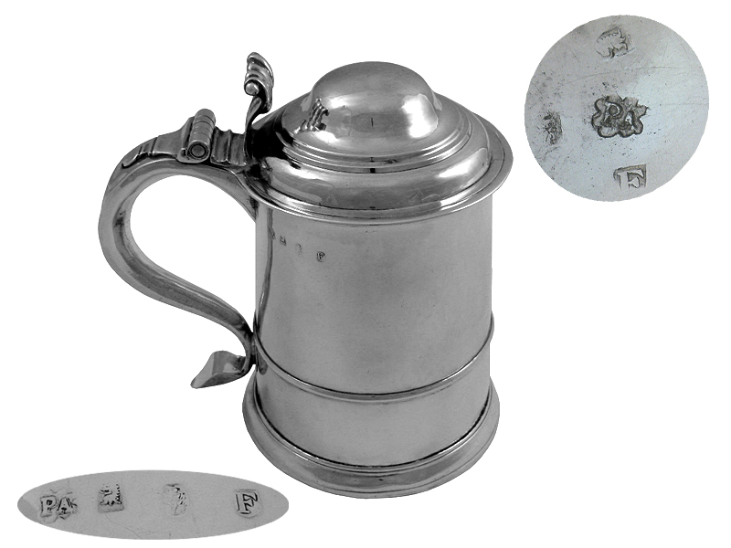 George I Silver Tankard London 1721